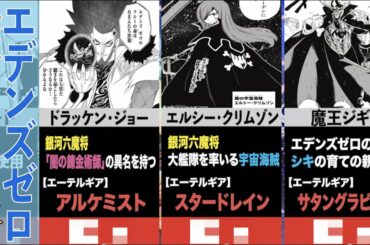 【エデンズゼロ】最強キャラ強さランキングまとめ※ネタバレ注意【EDENSZERO】