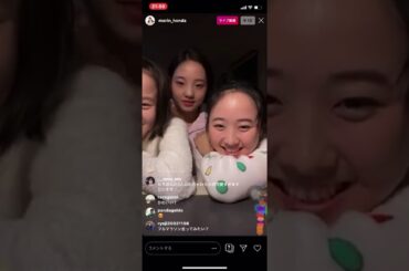 本田 望結、本田真凜、本田紗来　最新インスタライブ