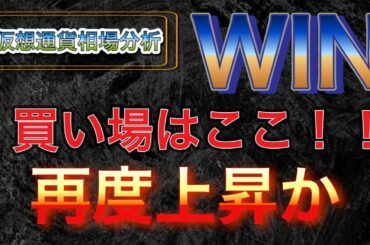 【仮想通貨WIN】750%爆上げを予測した僕が調整後の買い場を教えます⚡️【相場分析】