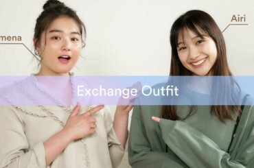 【初コラボ】全部で6コーデ！夢菜と春服の私服交換コーデやってみた🌸【箭内夢菜】