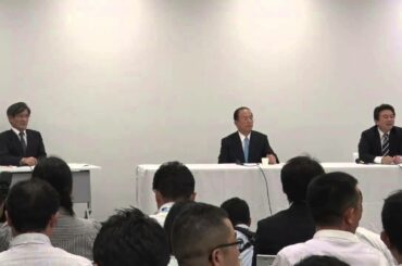 東京五輪エンブレム問題で組織委員会が会見 （2015年9月1日）