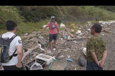 宇和島市蔣淵　マイクロプラスチック調査