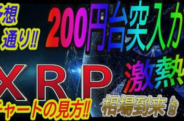 ビットコイン #仮想通貨 #XRP【XRP激アツ相場到来】リップル予想通り２００円台突入か！超重要ライン反発！！【暗号通貨】初心者向けのチャートの見方#エピソード1