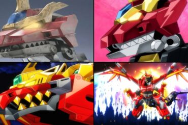 DYNAZENON DYNA DRAGON & DYNA REX TRANSFORMATION l グリッドマン ダイナドラゴン & ダイナドレックス 変形シーケンス (1993-2021)