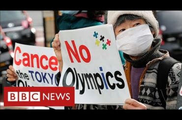 Protests against Tokyo Olympics as Japan suffers Covid surge - BBC News