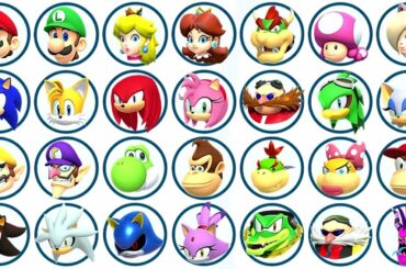 Mario and Sonic at the Tokyo 2020 Olympic Games - All Characters
