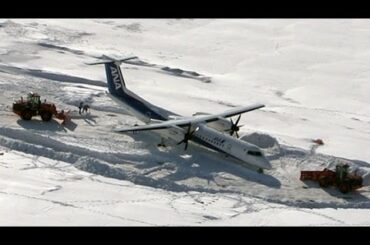北海道・新千歳空港で全日空機が滑走路外れる　乗客乗員２５人けがなし （2017/01/19）北海道新聞