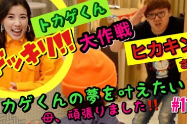 ヒカキンさん大好き❗️なトカゲくんにご本人と一緒にドッキリしかけてみたらマジやばかった…😂トカゲくんの夢かなって母が泣いちゃった😂😂