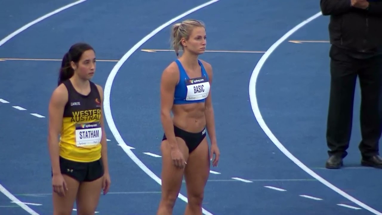 Hana Basic wins women’s 100m Heat 5 - 11.76 seconds. AUS Olympic Trials Tokyo 2021
