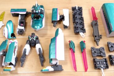 【変形解説】シンカリオンZ E5はやぶさ！旧版の武器やウィング換装でハヤトVerっぽくできるか検証！シンカリオンZ E5はやぶさ レビュー！