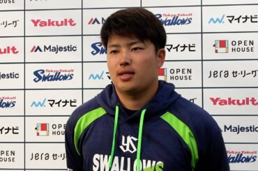 2021春季キャンプ第4クール初日・村上宗隆選手「順調に来ている。去年以上の成績を」