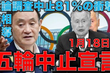 五輪中止発表はいつ？再延期するなら東京オリンピックは中止だ！森会長が言明。いよいよ追い詰められてきた五輪貴族達。元博報堂作家本間龍さんと一月万冊清水有高。
