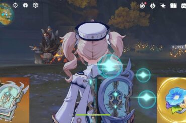 【原神】完凸バーバラLv90 エンシェントヴィシャップ戦 Lv90 Barbara C6 vs Primo Geovishap【Genshin Impact】