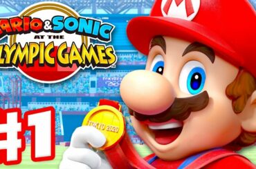 Mario & Sonic at the Olympic Games Tokyo 2020 - Gameplay Walkthrough Part 1 - Story Mode!