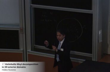 Hideo Kozono: L r -Helmholtz-Weyl decomposition in 3D exterior domains