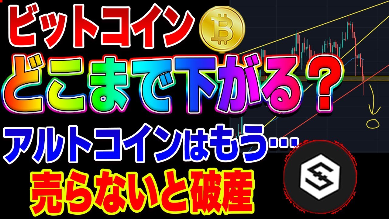 【仮想通貨】ビットコインどこまで下がる?IOSTなどアルトコインはもう終了・・・? 【仮想通貨】ビットコインどこまで下がる?IOSTなどアルトコインはもう終了・・・?