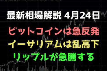 ビットコインは下がりすぎ｜リップルが急騰する｜ビットコイン、イーサリアム、リップルの値動きを解説