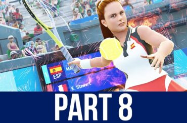 TOKYO 2020 Olympics Video Game Gameplay Part 8 - TENNIS