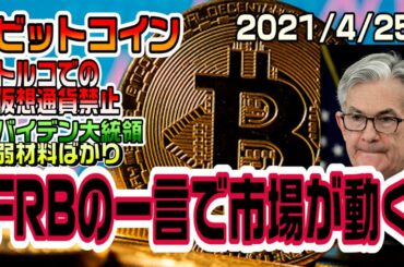ビットコイン今後の相場はパウエル議長の一言で動き始める？！