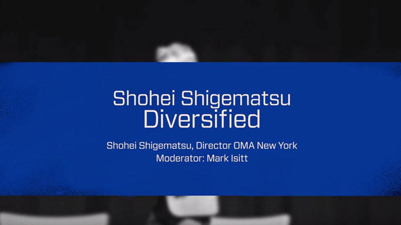 Stockholm Design Talks: Shohei Shigematsu