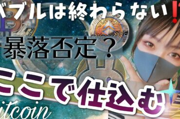 【ビットコイン,ETH,XRP,NEM,CAKE,DOGE,BNB,ADA】調整終わりでバブル継続となるか？買うタイミングと場所をレクチャー
