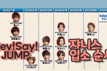 [헤이세이점프] 입소부터 데뷔까지~연표로 알아보는 점프의 쟈니스 입소 순서