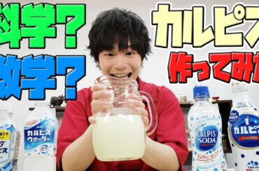 【科学】ストイックに科学でカルピスを作ってみた