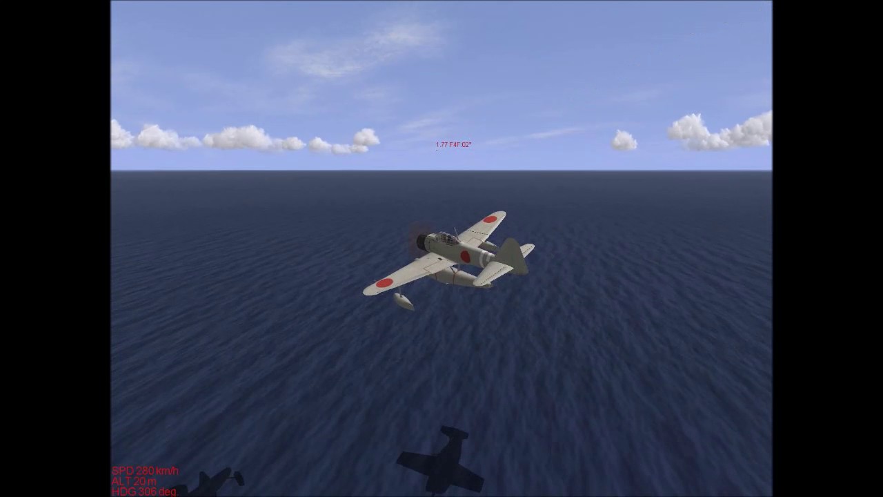 IL-2 1946 パイロットキャリア(Pilot Carrer)タラワ島 二式水上戦闘機(A6M2-N)#4