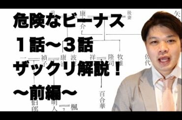 ドラマ「危険なビーナス」１〜３話あらすじザックリ解説〜前編〜