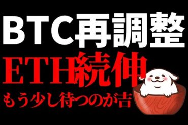 【仮想通貨 ビットコイン,ETH,BNB,DOGE】ビットコインは再調整 一方でイーサリアムはATHモード中 ここからの仮想通貨投資はもう少し待つのが吉です。