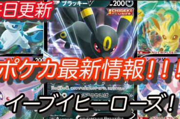 [ポケモンカード]ポケカ最新情報！！！イーブイヒーローズ最新情報キターーー！！！