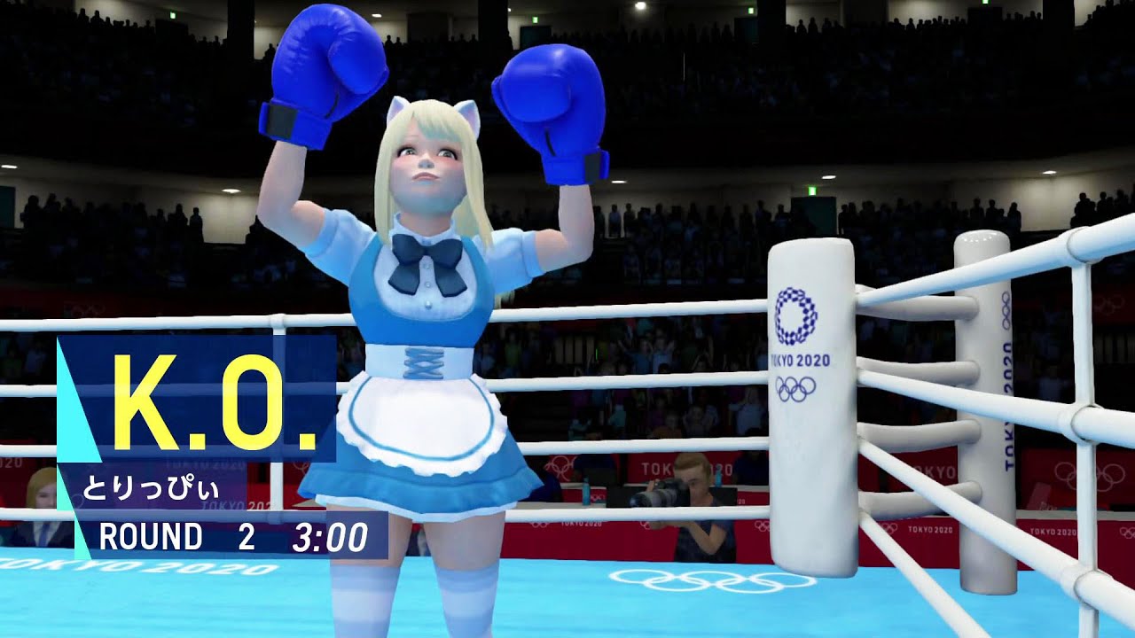 メイド服でKOを決めるとりっぴぃちゃん【東京オリンピック2020】 メイド服でKOを決めるとりっぴぃちゃん【東京オリンピック2020】