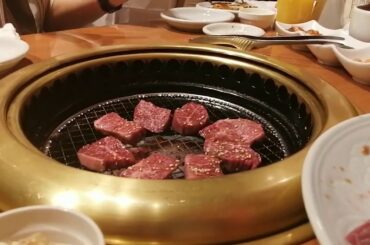 錦糸町の焼肉フランス人で、和ハラミをただ焼くだけの動画