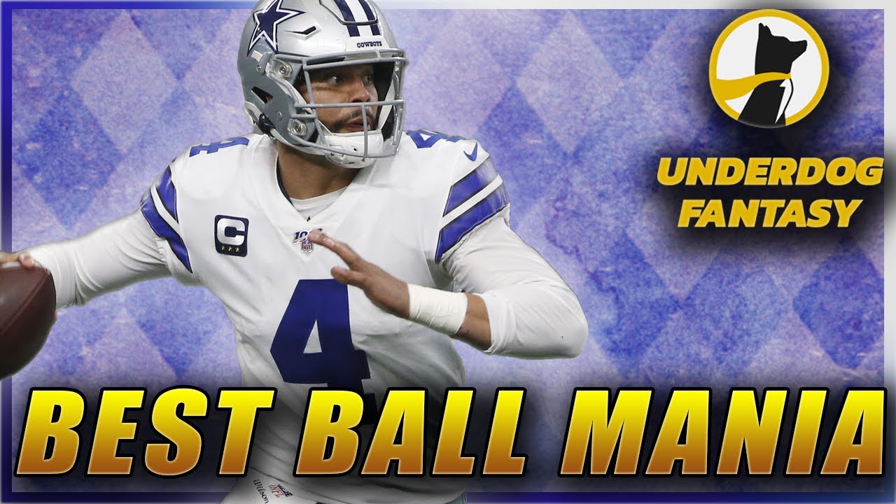 BEST BALL MANIA! COWBOYS STACK?! | 2020 FANTASY FOOTBALL DRAFT BEST BALL MANIA! COWBOYS STACK?! | 2020 FANTASY FOOTBALL DRAFT