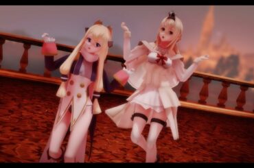 【MMD】二人ウォースパイトで「ピチカートドロップス」cover.  なゆごろう【艦これ＆アズレン】1080p60 FullHD