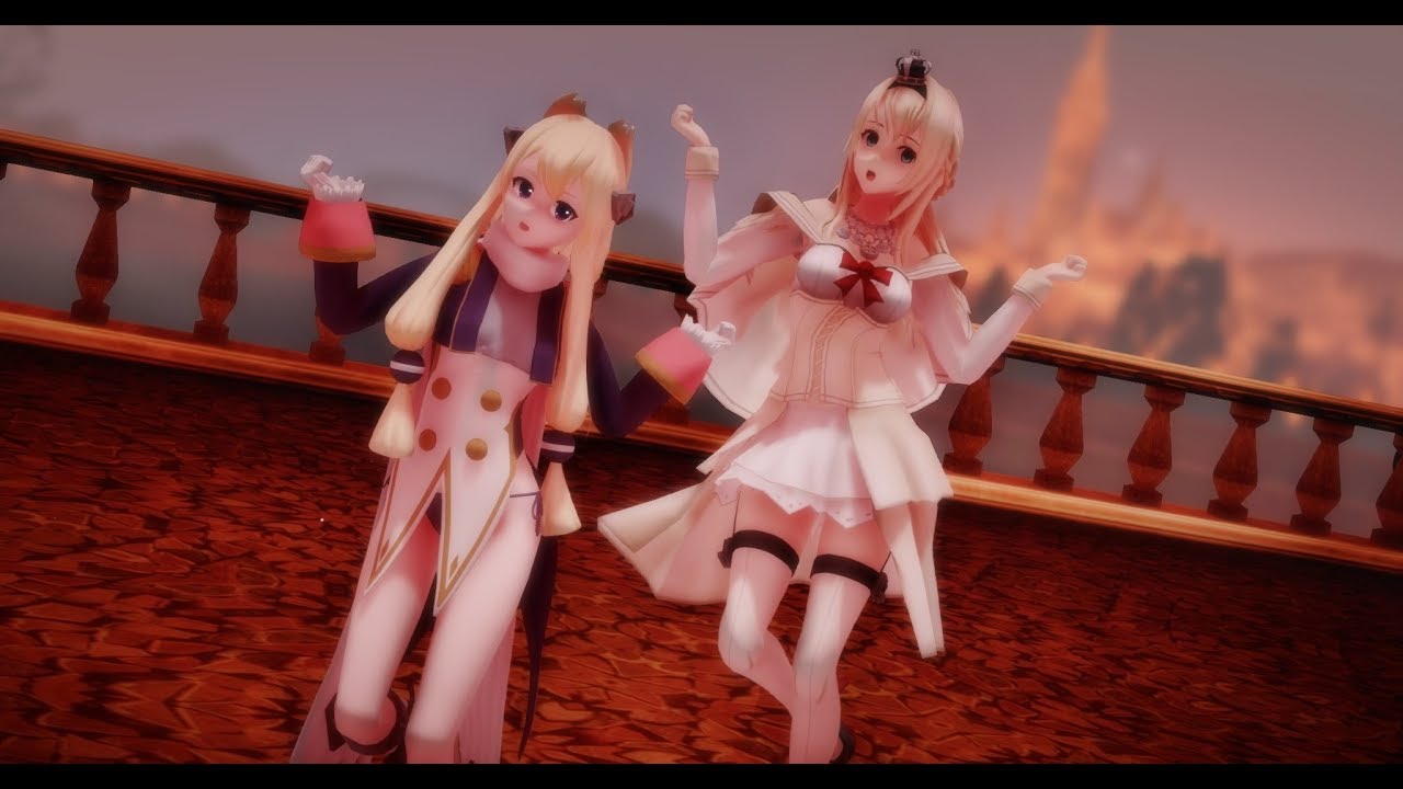 【MMD】二人ウォースパイトで「ピチカートドロップス」cover. なゆごろう【艦これ&アズレン】1080p60 FullHD 【MMD】二人ウォースパイトで「ピチカートドロップス」cover. なゆごろう【艦これ&アズレン】1080p60 FullHD