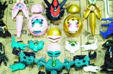 【コマ撮り】ANIMAGEAR　アニマギア レオス　ペンギオス　ギガトプス　サクラギア