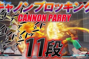 スト5 SFV CE ギル ダブルキャノンに連続ブロ！  攻略解説 格闘ゲーム ストリートファイター5