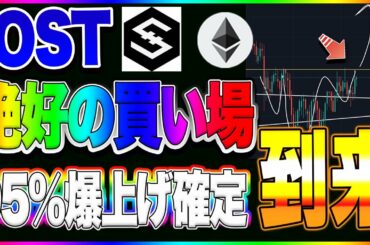 【仮想通貨】IOST絶好のチャンス到来！ここで買わなきゃ大損する！インドの大富豪爆上げか！？イーサロング爆益！