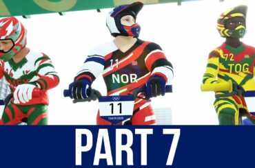 TOKYO 2020 Olympics Video Game Gameplay Part 7 - BMX & 200M MEDLEY