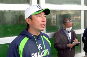 2021春季キャンプ第3クール最終日・室内練習場で調整。高津臣吾監督「野村監督の教えをしっかり伝えていく」