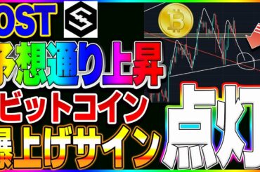 【仮想通貨】近日中にビットコイン、IOSTが爆上がりサイン点灯しそう。。。