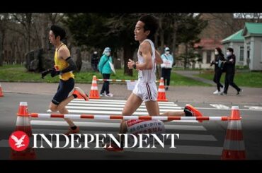 Tokyo Olympics marathon test event takes place