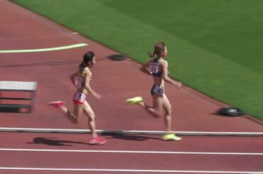 【陸上/中距離】田中希実VS北村夢 静岡国際陸上2021 GP 女子 800mタイムレース決勝 2組目【4K】