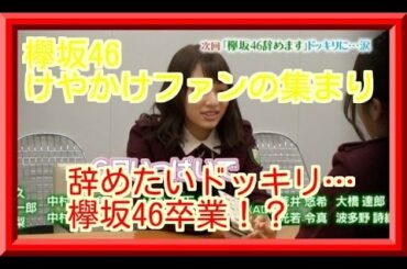 佐藤詩織　欅坂46卒業！？KEYABINGO!2で辞めたいドッキリ…そりゃダメだ！