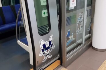 ゆりかもめ 東京オリンピック・パラリンピック大会マスコット ラッピング車両