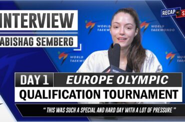 ABISHAG SEMBERG POST FIGHTS INTERVIEW 2021 WT EUROPEAN OLYMPIC QUALIFICATION