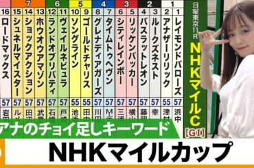 【NHKマイルC】森香澄アナのチョイ足しキーワード｜ウイニング競馬反省会