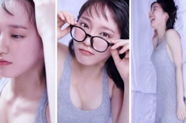 吉岡里帆　/　長い髪の少女