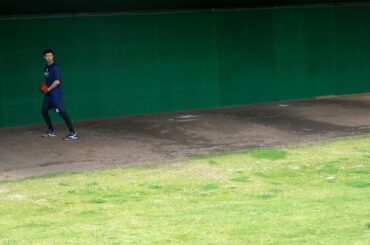 2021春季キャンプ第6クール2日目・ 石山泰稚投手「まだまだ恩返しできていない。勝利のために貢献したい」